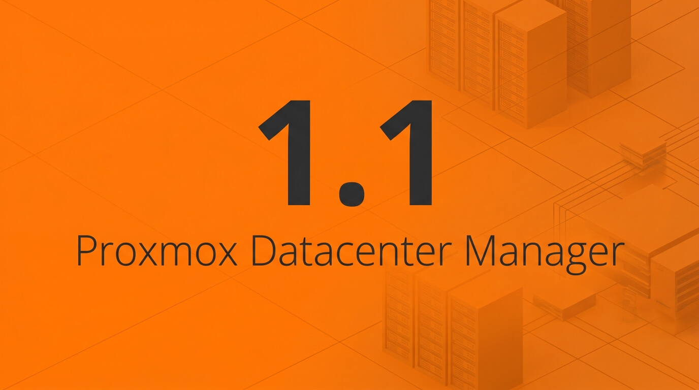 Proxmox Datacenter manager