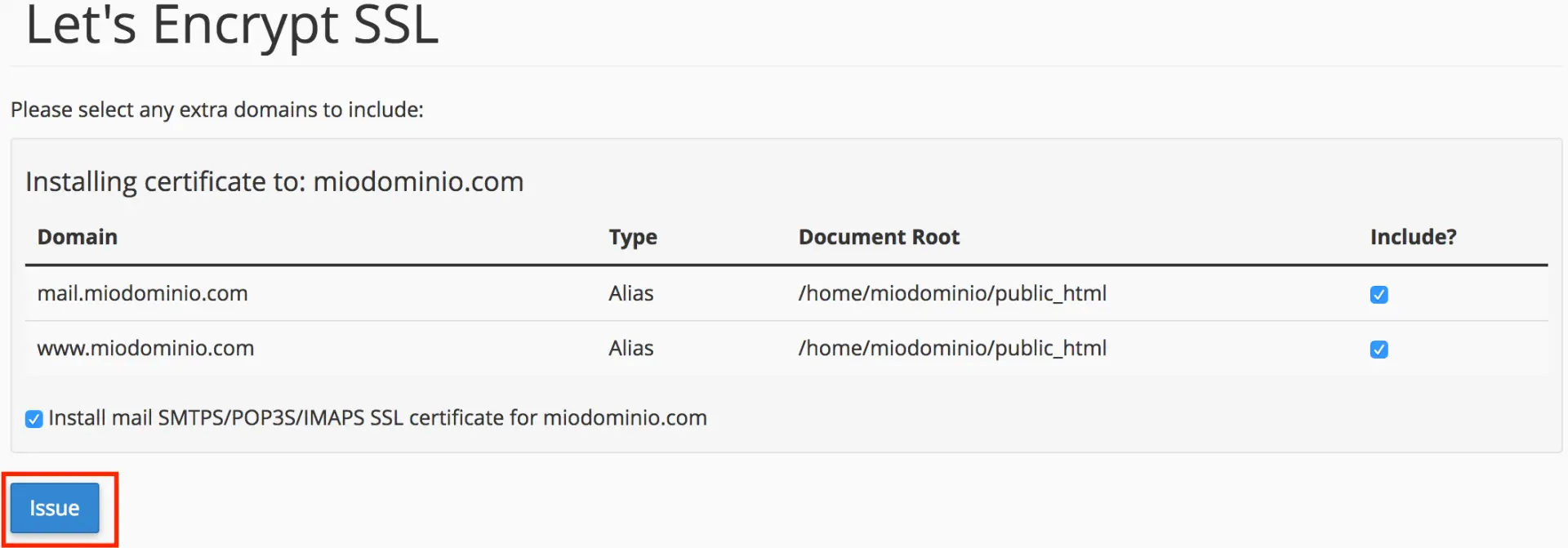 guida SSL hosting