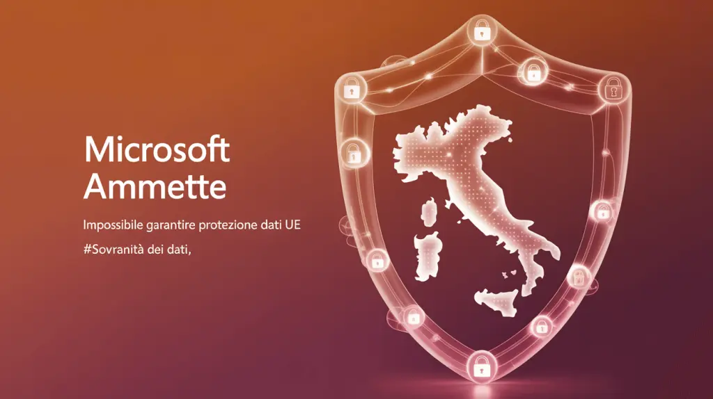 microsoft impossibile garantire sovranita dati