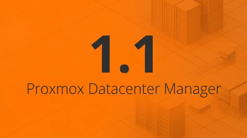 Proxmox Datacenter manager