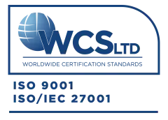 Certificazioni ISO 9001 e ISO/IEC 27001 rilasciate da WCS, Worldwide Certification Standards