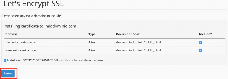 guida SSL hosting