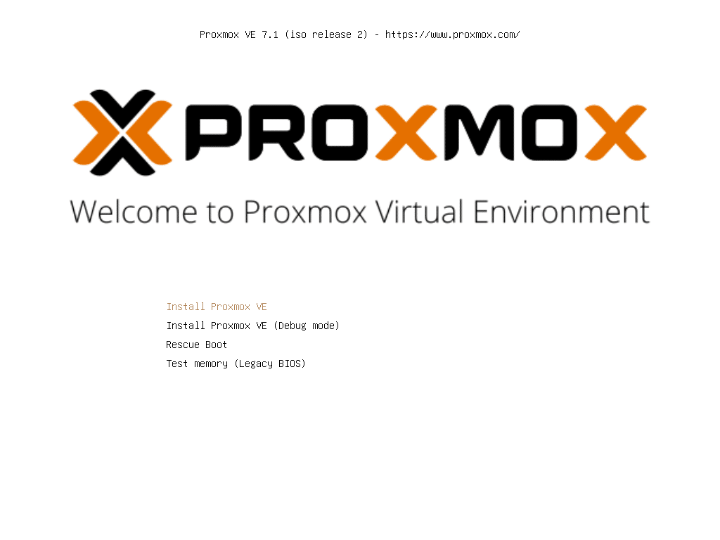 Installazione Proxmox