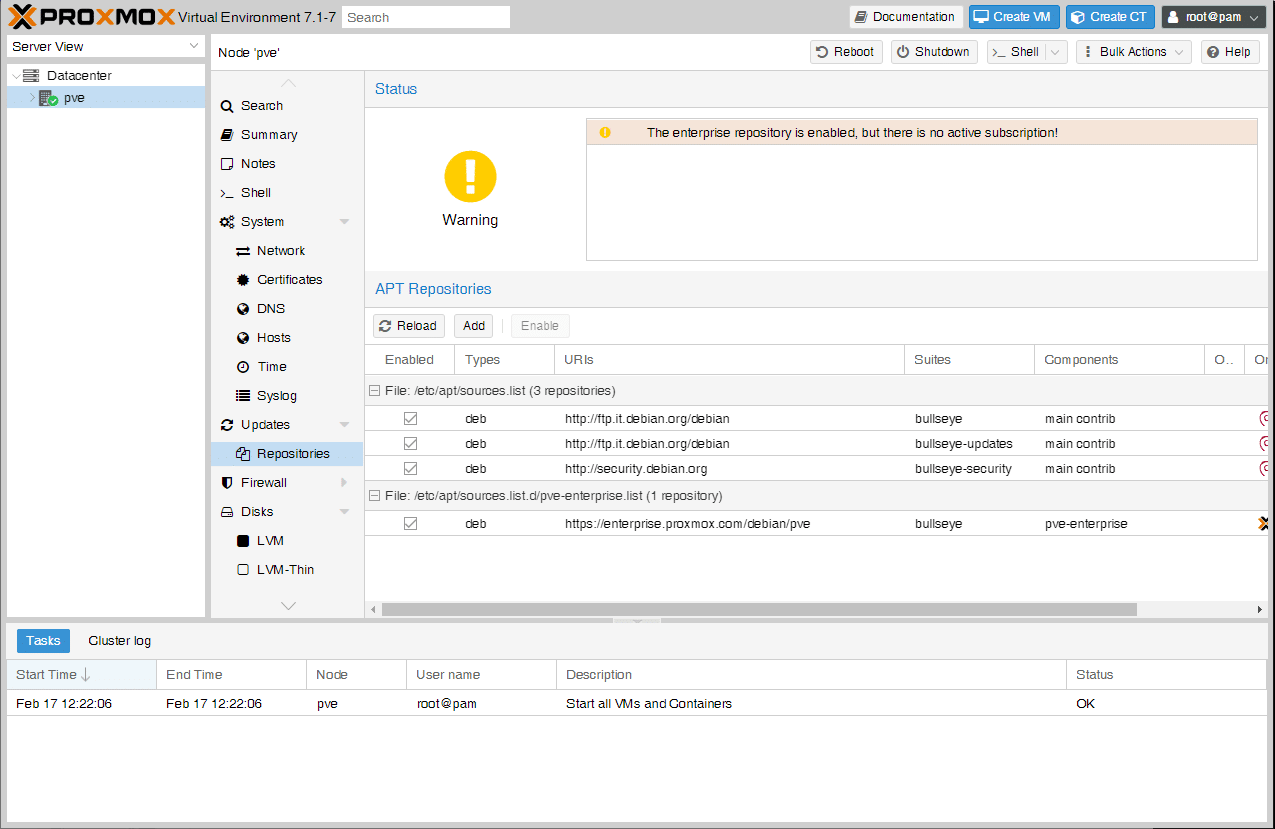 Come installare Proxmox VE 7 - RackOne.it